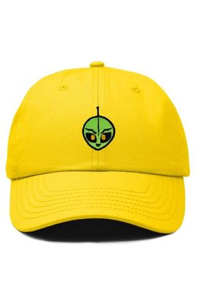 Dalix Duder Alien Dad Cap in Gold at Nordstrom