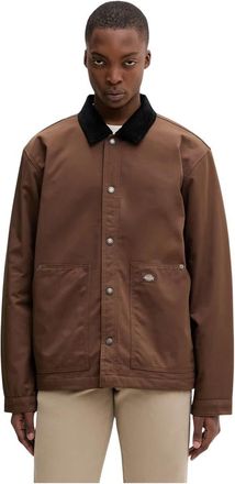 Dickies Union Barn Lined Jacket - Heren - Zomerjassen - Bruin - M - Katoen - Jassen