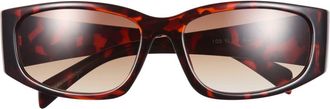 BP. Y2K Wrap Sunglasses in Tortoise at Nordstrom