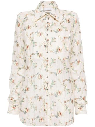 Paco Rabanne Haut blouse - Beige