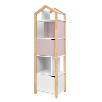 OEM Librer&iacute;a Bellamy Joey Home Rosa Y Blanco
