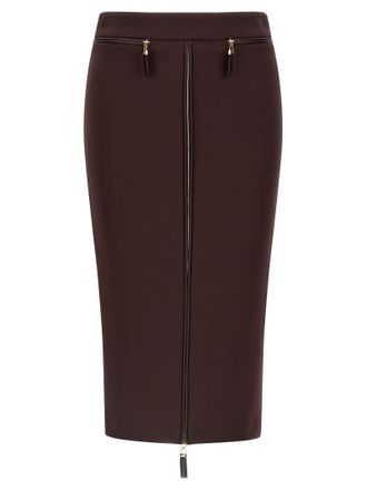 Elisabetta Franchi Zip Skirt