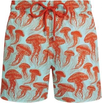 Vilebrequin Stretch Short Swim Shorts Jellyfish Dance - Heren - Strandmode - Veelkleurig - M - Badmode