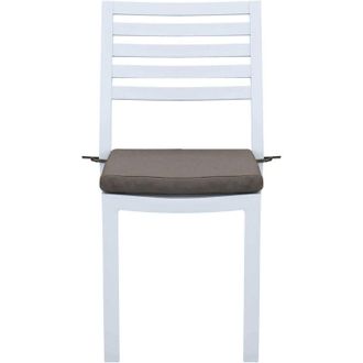 Milani Home Milani Home - dexter - sedia da giardino in alluminio impilabile con cuscino