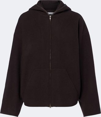 Max Mara Sudadera con capucha en mezcla de lana y cachemir