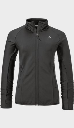 Sch&ouml;ffel Fleecejacke SCH&Ouml;FFEL Fleece Jk Style Cascata WMS, Damen, Gr. 34, schwarz (9990, schwarz), Oberstoff: 94% Polyester, 6% Elasthan, regular fit, hoch ges