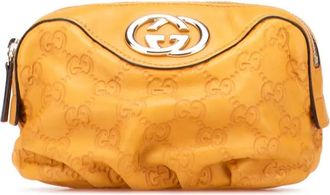 Gucci Pouch Guccissima 2000-2015 - Giallo