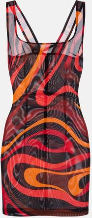 Pucci Marmo draped minidress