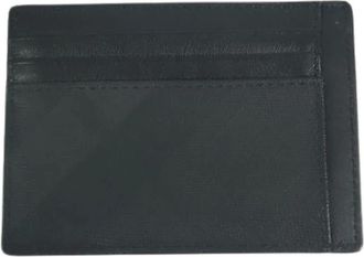 Burberry Pre-owned Business Card Case - unisex - Vintage Accessoires - Zwart - ONE Size - Leer - Vintage