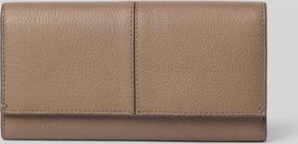 Marc O'Polo Portemonnaie aus echtem Rindsleder in Hellbraun, Gr&ouml;&szlig;e 1