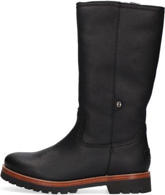 Panama Jack Stijlvolle Bambina Laarzen - Dames - Hoge Laarzen - Zwart - 41 EU - Leer - Schoenen