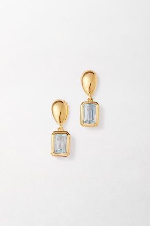 Edge of Ember Pebble Birthstone Drop Earrings in Blue Topaz (December) at Nordstrom