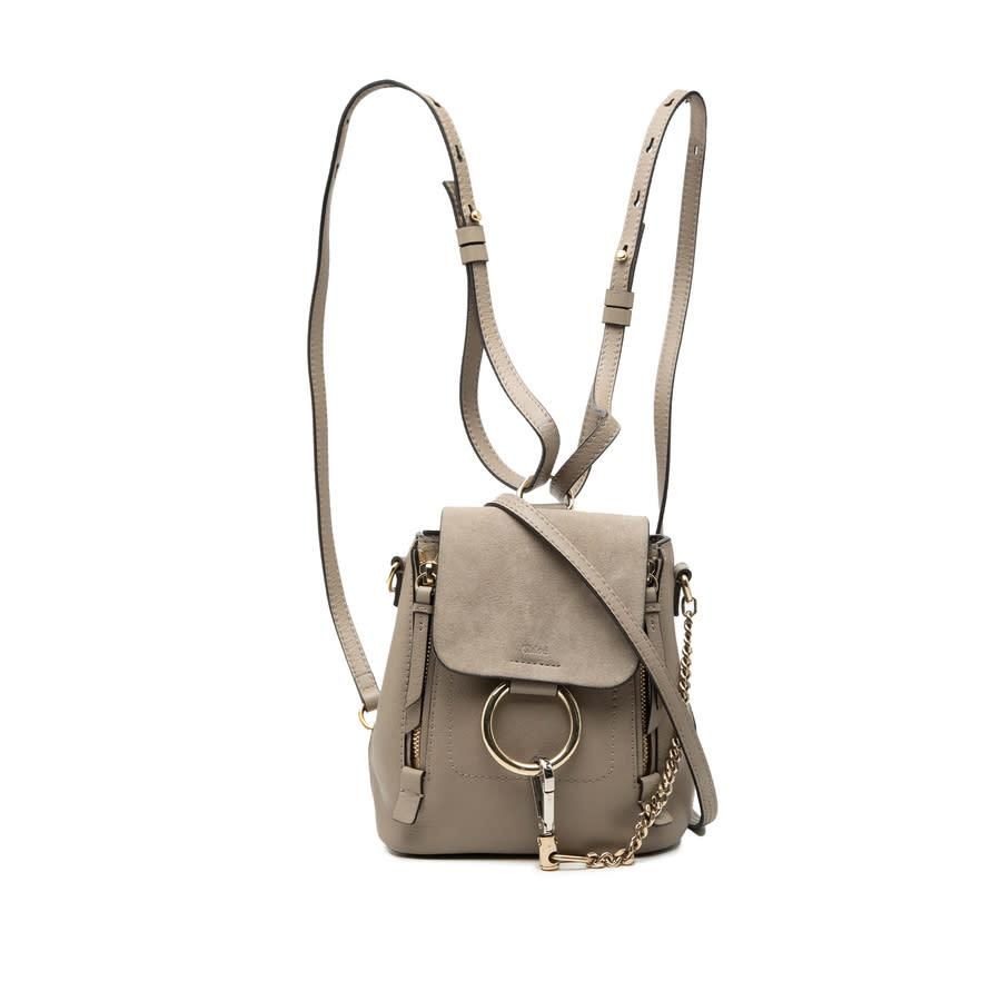 chloe mini backpack price Capezio Girls Leather logo patch and patch pocket at interior Chloé Backpacks for Women |