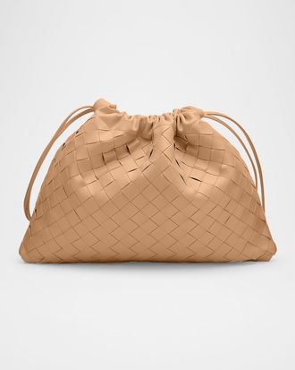 Bottega Veneta Medium Leather Pouch Bag