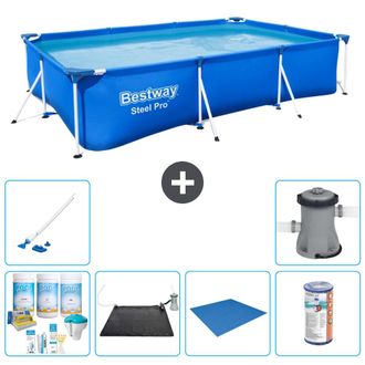 Bestway Piscina Bestway Steel Pro Rectangular - 300x201x66 Cm - 7-piezas S22078