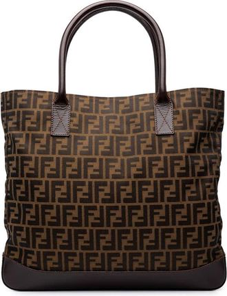 Fendi Pre-owned Fendi Large Zucca Canvas Tote Ladies 59HLW72TP677X2PY