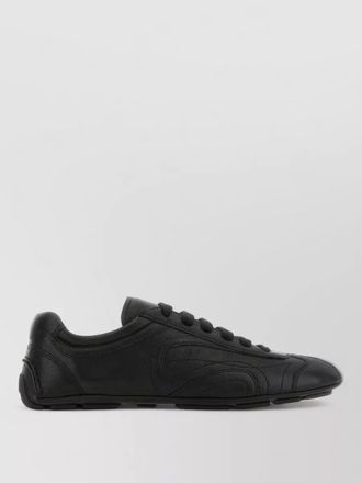 Prada nappa leather low-top sneakers