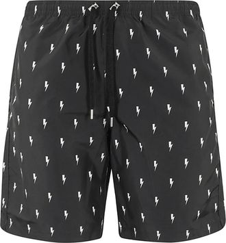 Neil Barrett Uomo, Costumi da bagno, Nero, L, new