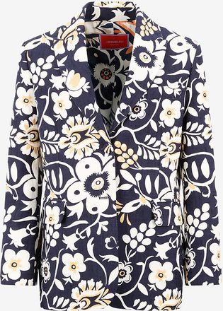 La DoubleJ Gebl&uuml;mter einreihiger Blazer Jones Selva