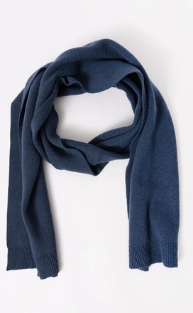 Colorful Standard Mens Colorful Standard Merino Wool Scarf - Petrol Blue - Size: ONE size