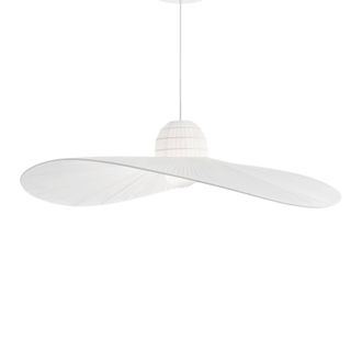 Netlighting Madame 1 Light Dome Ceiling Pendant Light White