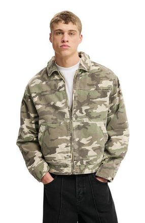 Cotton On Mens Cropped Worker Jacket in Desert Camo at Nordstrom, Size Xx-Large