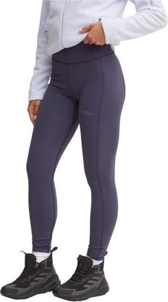 Jack Wolfskin Klintal Tights - Dames - Trainingsleggings - Grijs - M - Wol - Fitness