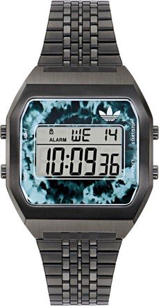 adidas Zwarte RVS Digitale Horloge