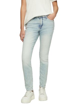 s.Oliver Skinny-fit-Jeans S.OLIVER IZABELL, Damen, Gr. 34, L&auml;nge 30, blau (light blau used), Denim/Jeans, Obermaterial: 84% Baumwolle, 14% Polyester, 2% Elasth