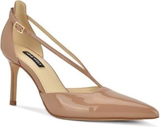 Nine West Collae Pointed Toe Pump in Light Natural at Nordstrom, Size 5.5