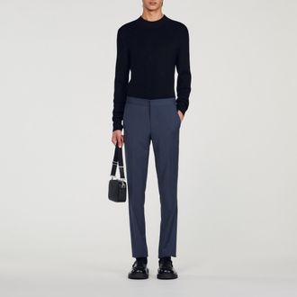 Sandro Pantalón de lana virgen