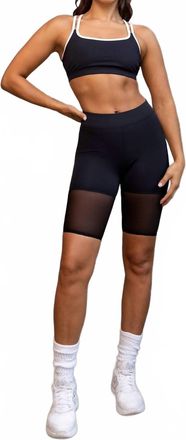 Heroine Sport High Support Duo Shorts In Black