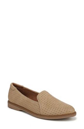 Naturalizer Yippee Perforated Loafer in Tan Perforated Faux Leather at Nordstrom Rack, Size 6.5