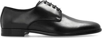 Dolce & Gabbana Dersby type schoenen - Dames - Veterschoenen - Zwart - 37 EU - Leer - Schoenen