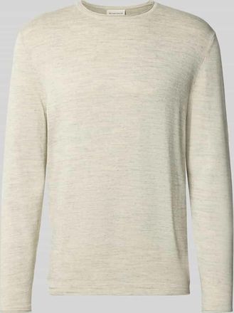 Tom Tailor Regular Fit Strickpullover aus Baumwoll-Mix Modell Space dye in Oliv, Gr&ouml;&szlig;e XXXL