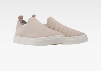 Reebok Womens Onlux Slip On In Pinstu/Pinstu/Chalk M