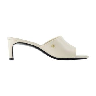Anine Bing Jayden Mule Sandalen - Dames - Muiltjes - Beige - 40 EU - Leer - Schoenen