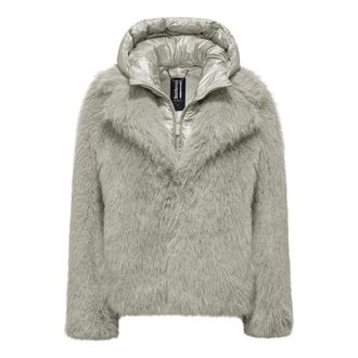Bomboogie Paris Coat - Dames - Jassen - Grijs - Maat: L Nylon