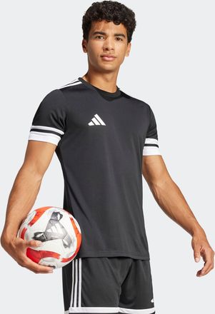 adidas Fussballtrikot ADIDAS PERFORMANCE SQUA25 JSY M, Herren, Gr. XXL, schwarz-weiss (schwarz, wei&szlig;), Obermaterial: 100% Polyester, Rundhals, Trikots Fussba