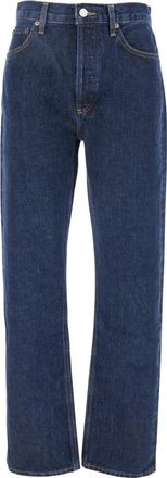 A Gold E Blue 90S Pinch Waist Long Jeans