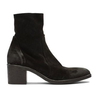 Strategia Heeled Boots, female, Brown, Size: 10 US Brown Leather Ankle Boots for Women