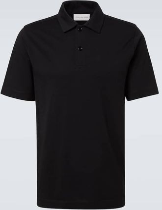 Dries Van Noten Polo in jersey di cotone