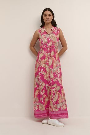 Cream Jurk Loose fit multicolour