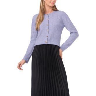 Halogen Cable Stitch Cardigan in Stonewash at Nordstrom Rack, Size X-Large
