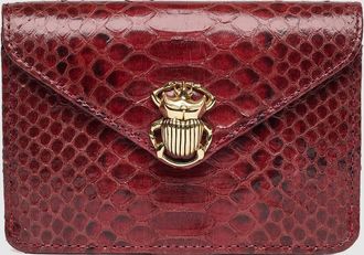 CLARIS VIROT Porte Cartes Alex Burgundy