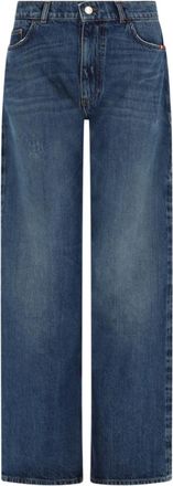 Amish Light Blue Relaxed Mid Rise Jeans
