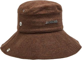 Jacquemus Le Bob De Nimes Wool Bucket hat - Dark Brown - 60 (UK 6 / XS)