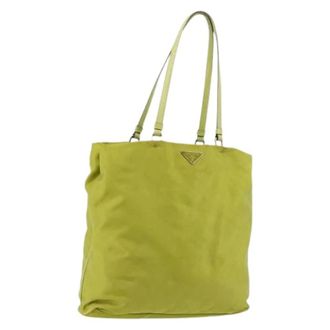 Prada Pre-owned Tote Bags, female, Green, Size: ONE SIZE Pre-owned Vintage Tote Bag