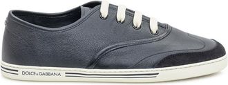 Dolce & Gabbana Blue Lace Up Sneakers