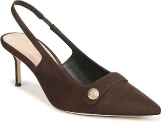 Veronica Beard Rami Slingback Pump in Espresso at Nordstrom, Size 7.5